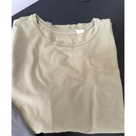 Chicos Womens Tops Lot of 5 Size 0 00 XS Travelers Ultimate Tee Cotton Blouses - Picture 6 of 8